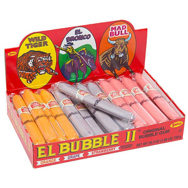 El Bubble Bubble Gum Cigars - Version II: 36-Piece Box - Candy Warehouse