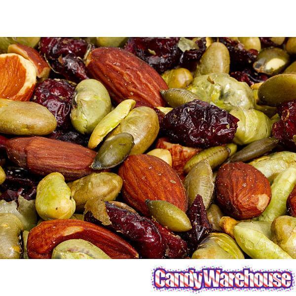 Energy Blend Assorted Snack Mix - Edamame, Cranberries, Almonds, & Pumpkin Kernels: 34-Ounce Tub - Candy Warehouse