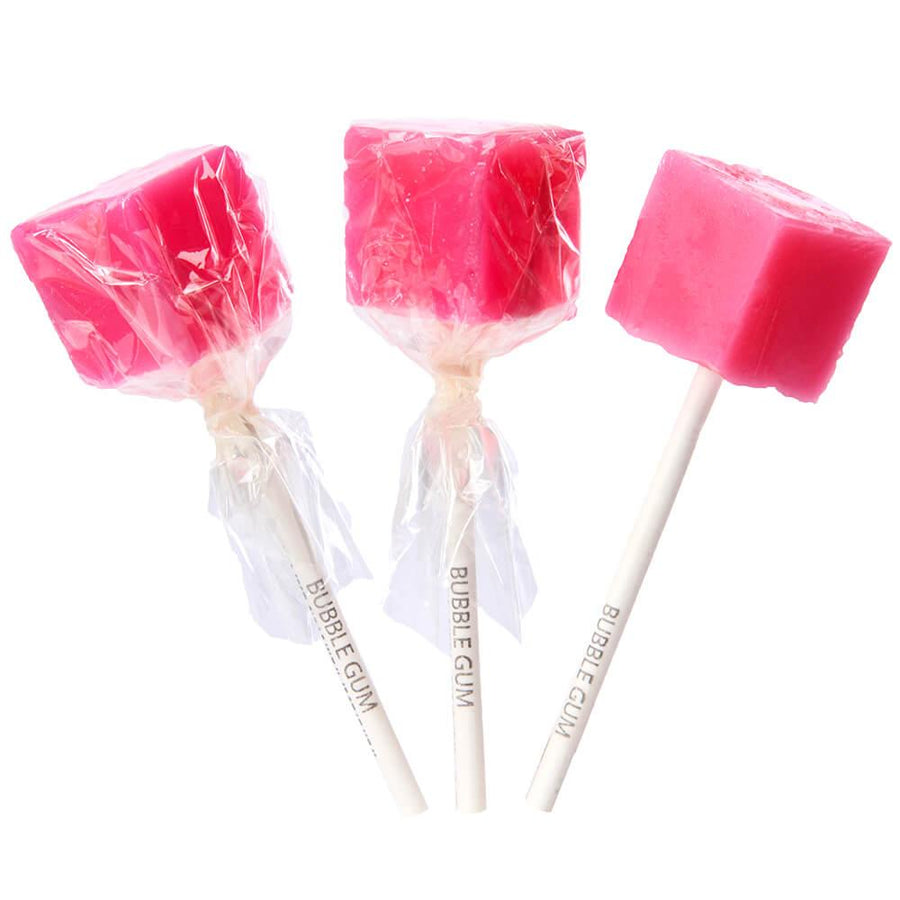 Espeez Cube Pops - Bubble Gum: 100-Piece Tub - Candy Warehouse