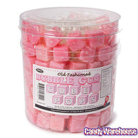 Espeez Cube Pops - Bubble Gum: 100-Piece Tub - Candy Warehouse