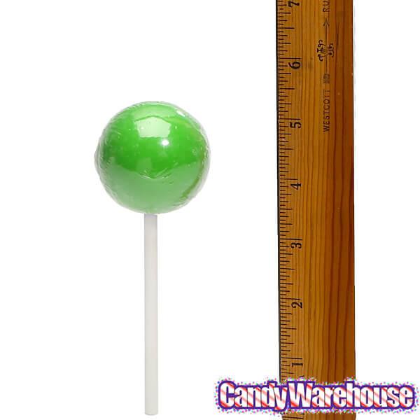 Espeez Paintball Pops Giant Jawbreaker Suckers - Green: 12-Piece Bag - Candy Warehouse