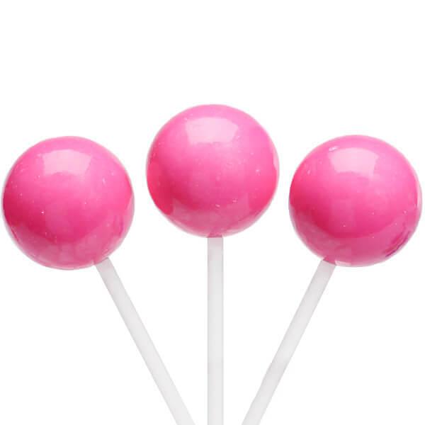 Espeez Paintball Pops Giant Jawbreaker Suckers - Pink: 12-Piece Bag - Candy Warehouse
