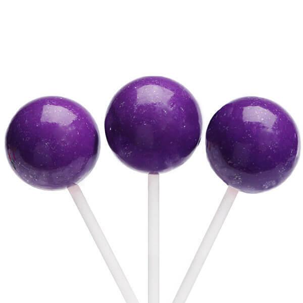 Espeez Paintball Pops Giant Jawbreaker Suckers - Purple: 12-Piece Bag - Candy Warehouse