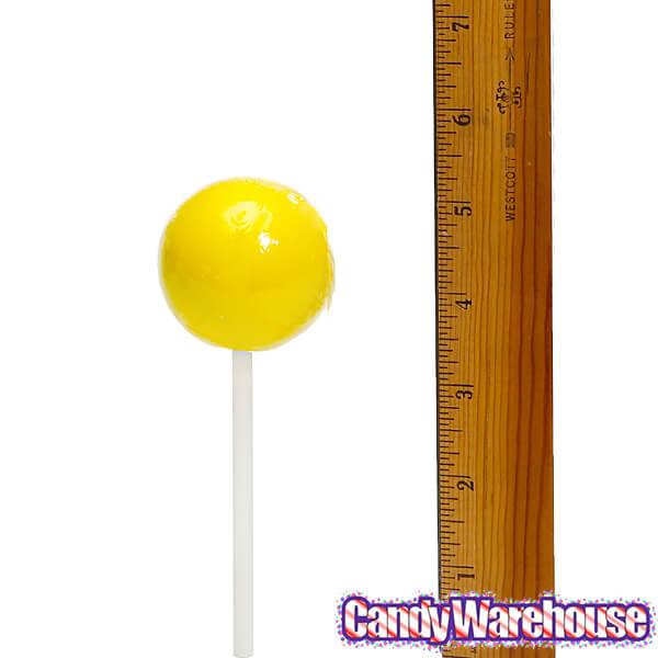 Espeez Paintball Pops Giant Jawbreaker Suckers - Yellow: 12-Piece Bag - Candy Warehouse