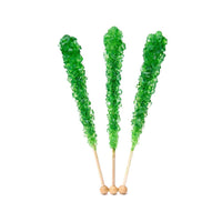 Espeez Rock Candy Crystal Sticks - Green: 36-Piece Tub - Candy Warehouse
