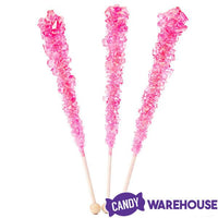 Espeez Rock Candy Crystal Sticks - Pink: 36-Piece Tub - Candy Warehouse