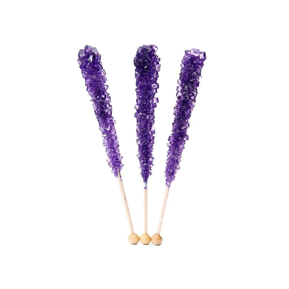 Espeez Rock Candy Crystal Sticks Purple 36Piece Tub Candy Warehouse