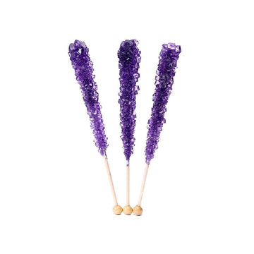 Espeez Rock Candy Crystal Sticks - Purple: 36-Piece Tub - Candy Warehouse