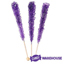 Espeez Rock Candy Crystal Sticks - Purple: 36-Piece Tub - Candy Warehouse