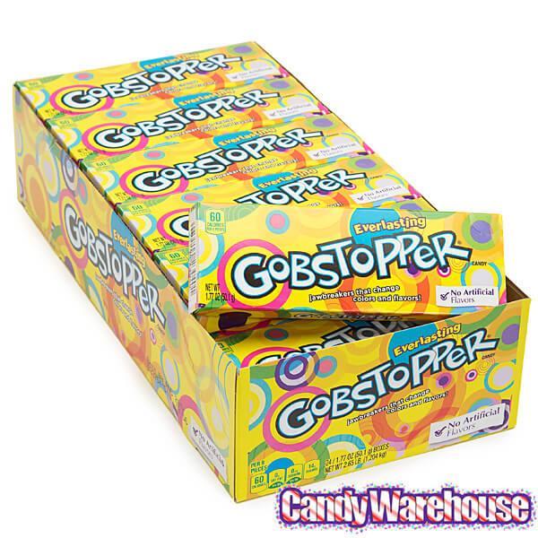 Everlasting Gobstopper Candy Packs: 24-Piece Box - Candy Warehouse