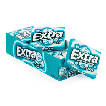 Extra Sugar Free Gum - Polar Ice: 12-Piece Box - Candy Warehouse