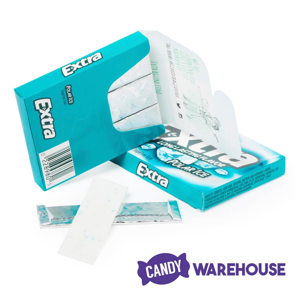 Extra Sugar Free Gum - Polar Ice: 12-Piece Box - Candy Warehouse