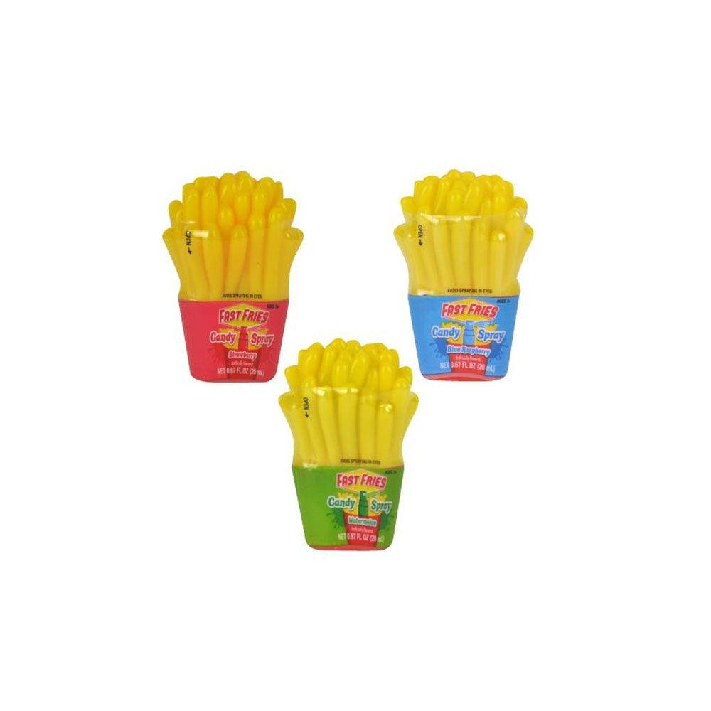 Fast Fries Candy Spray: 12-Piece Display - Candy Warehouse