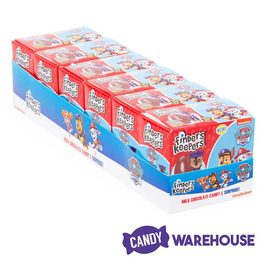 Finders Keepers Paw Patrol Milk Chocolate Egg: 6-Piece Box - Candy Warehouse