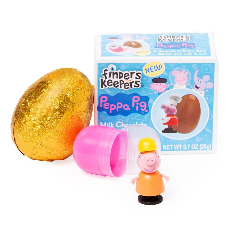 Finders Keepers Peppa Pig Milk Chocolate Egg: 6-Piece Box - Candy Warehouse