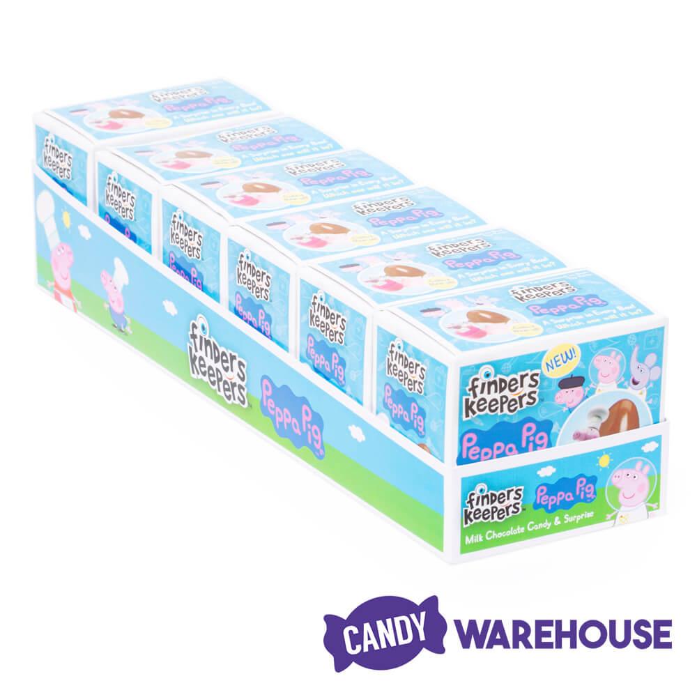 Finders Keepers Peppa Pig Milk Chocolate Egg: 6-Piece Box - Candy Warehouse