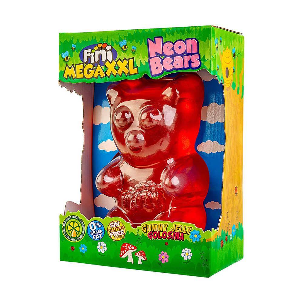 Fini Mega XXL 2-Pound Neon Gummy Bear - Candy Warehouse