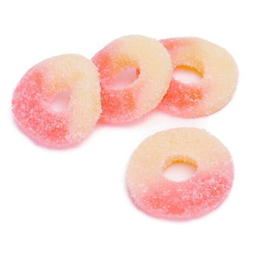 Fini Sour Strawberry Gummy Rings: 1KG Bag - Candy Warehouse