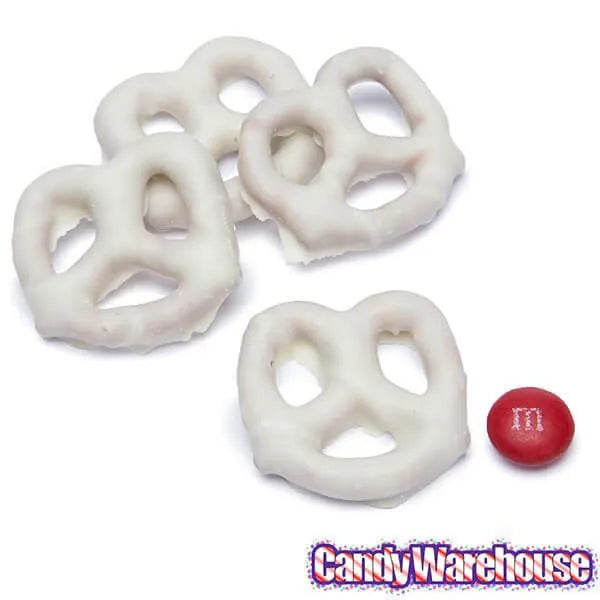 Flipz White Fudge Mini Pretzels 7.5Ounce Bag Candy Warehouse
