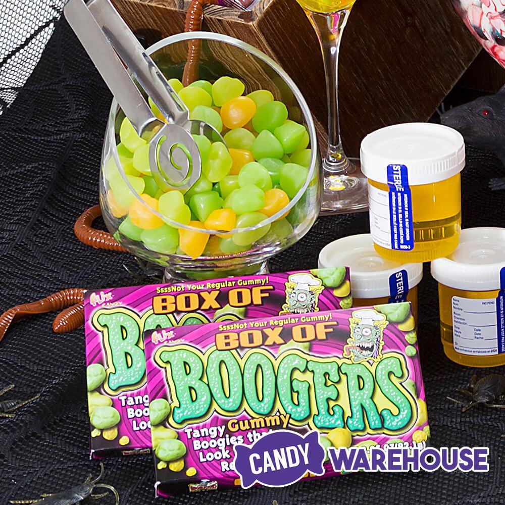 Flix Candy Gummy Boogers Candy Theater Packs: 12-Piece Box - Candy Warehouse