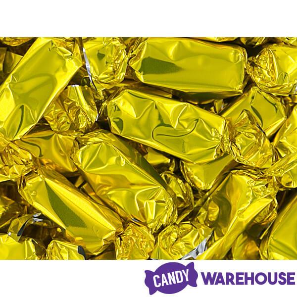 Foiled Caramel Candy - Gold: 180-Piece Bag