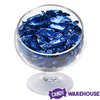 Foiled Caramel Candy - Navy Blue: 180-Piece Bag - Candy Warehouse