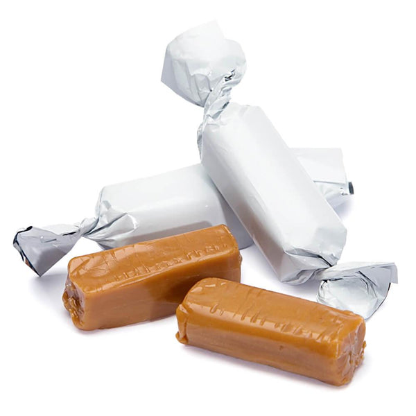 Foiled Caramel Candy - White: 180-Piece Bag