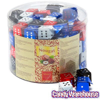 Foiled Chocolate Dice Candy: 145-Piece Tub - Candy Warehouse