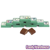 Foiled Double Crisp Milk Chocolate Money Mini Bars: 4LB Bag - Candy Warehouse