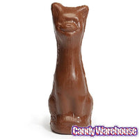 Foiled Milk Chocolate Black Cats: 12-Piece Box - Candy Warehouse