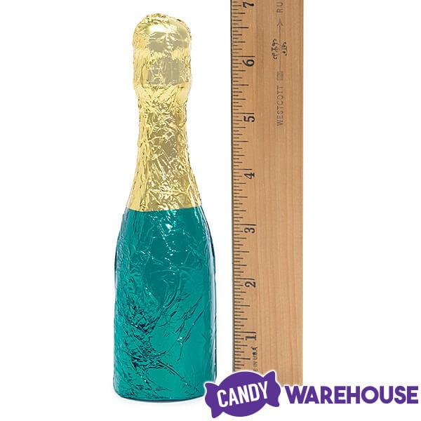 Foiled Mini Chocolate Champagne Bottle - Candy Warehouse
