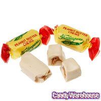 Fralinger's Peanut Butter Taffy Chews Candy: 12-Ounce Box - Candy Warehouse