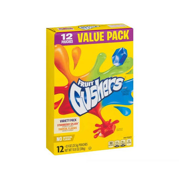 Fruit Gushers Fruit Flavored Snacks Value Pack - Candy Warehouse