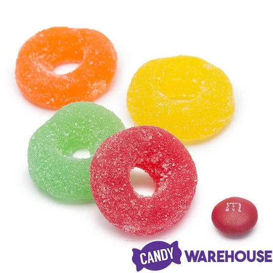 Fruit Rings Jelly Candy: 24-Ounce Tub | Candy Warehouse