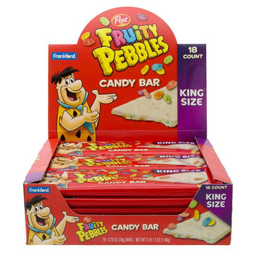 Fruity Pebbles King Size Candy Bar: 18-Piece Box - Candy Warehouse