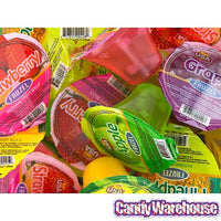 Fruzel Assorted Natural Fruit Jelly Candy Cups: 36-Piece Jar - Candy Warehouse
