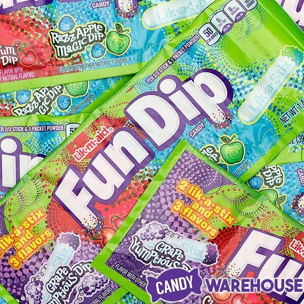 Fun Dip Candy Packs Large 24Piece Box Candy Warehouse