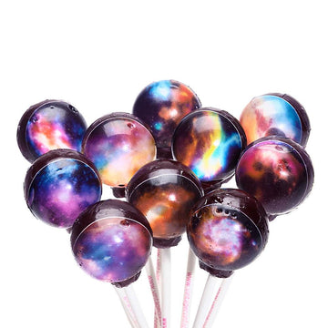 Galaxy Pops Space Suckers: 10-Piece Gift Pack - Candy Warehouse