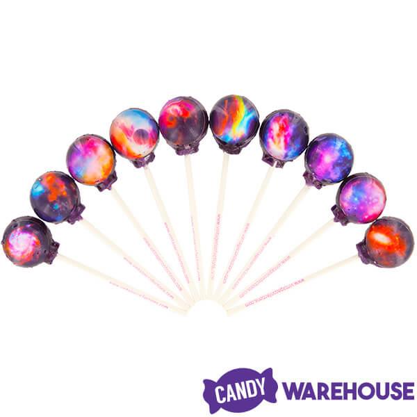 Galaxy Pops Space Suckers: 10-Piece Gift Pack - Candy Warehouse