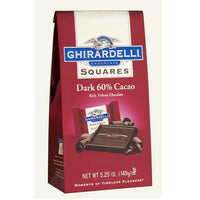 Ghirardelli 60% Dark Chocolate Squares 5-Ounce Bags: 6-Piece Box - Candy Warehouse