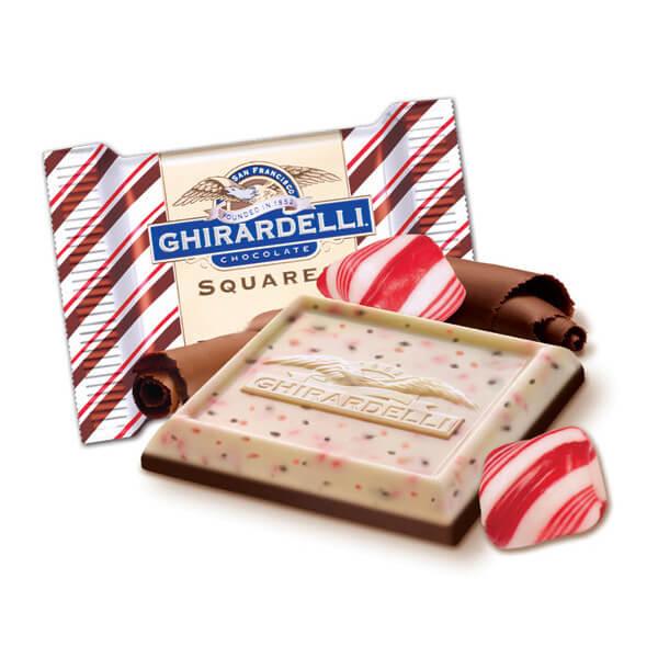 Ghirardelli Dark Chocolate Peppermint Squares: 7-Ounce Bag - Candy Warehouse