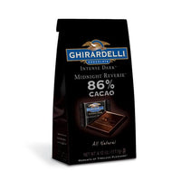 Ghirardelli Intense Dark Chocolate Midnight Reverie Squares 4-Ounce Bags: 6-Piece Box - Candy Warehouse