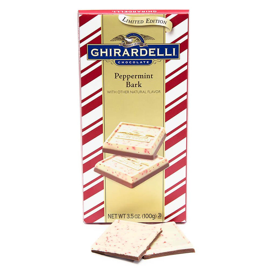 Ghirardelli Peppermint Bark 3.5-Ounce Chocolate Bar - Candy Warehouse
