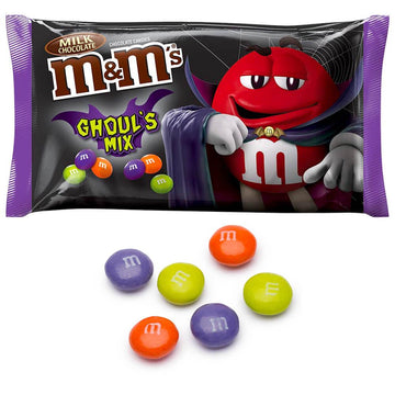 Ghoul's Mix Milk Chocolate M&M's Candy: 10-Ounce Bag - Candy Warehouse