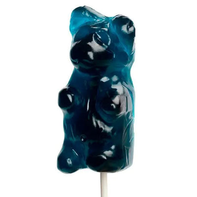 Giant Gummy Bear on a Stick - Blue Raspberry – Candy Warehouse