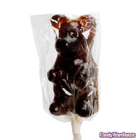 Giant Gummy Bear on a Stick - Cola - Candy Warehouse