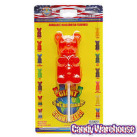 Giant Gummy Bear on a Stick - Orange - Candy Warehouse