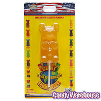 Giant Gummy Bear on a Stick - Pineapple - Candy Warehouse