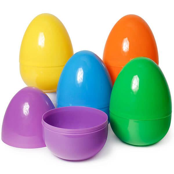 Giant Plastic Easter Eggs Assortment: 5-Piece Set - Candy Warehouse