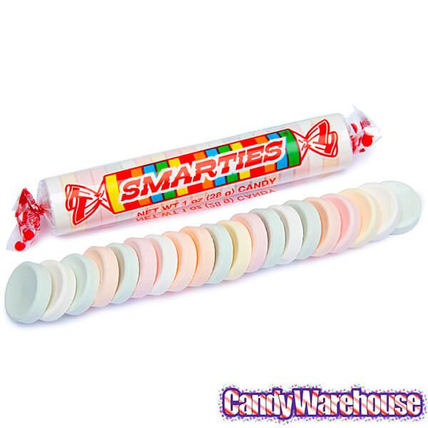 Giant Smarties Candy Rolls: 36-Piece Box - Candy Warehouse